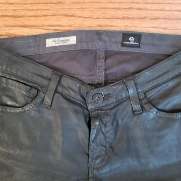 Adriano Goldschmied Metallic Gray The Legging Super Skinny Pants - Picture 4 of 9